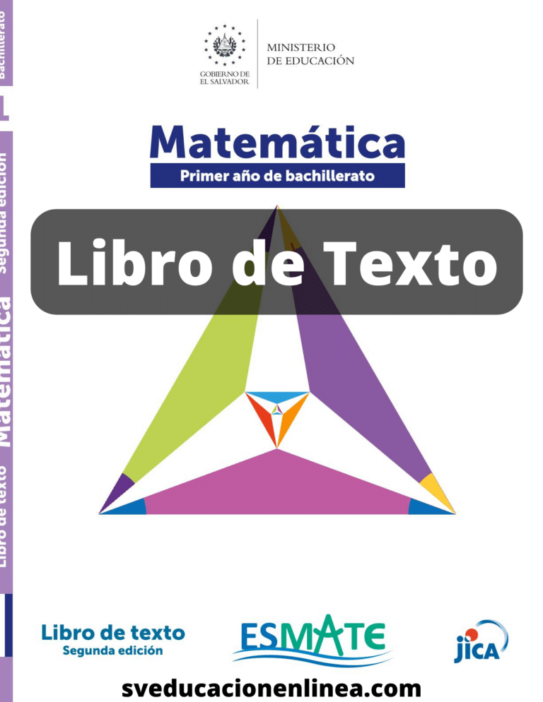 Descargar en PDF Libro de Matemáticas 1 Año de Bachillerato Mined