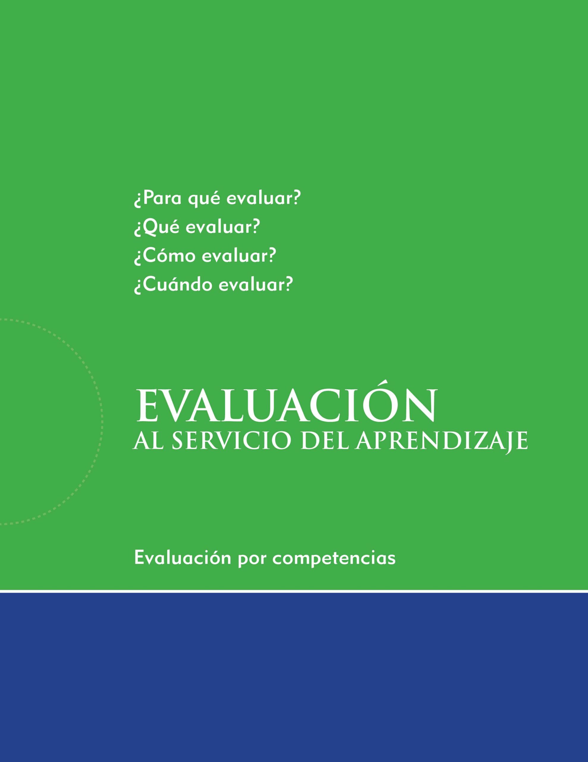 Evaluación al servicio de los aprendizajes PDF